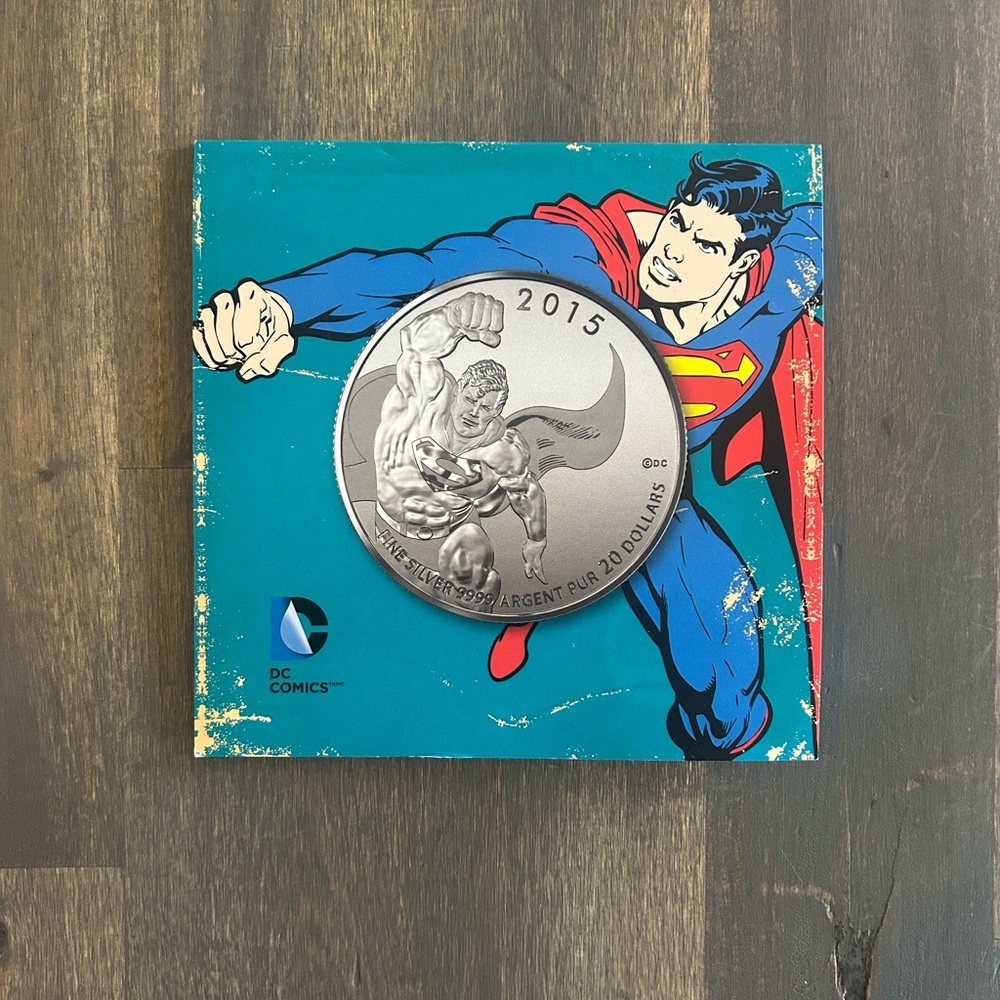 Superman 20 Dollar Silver Coin 2015 - Royal Canadian Mint